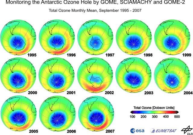 Ozone Hole History – The Ozone Hole