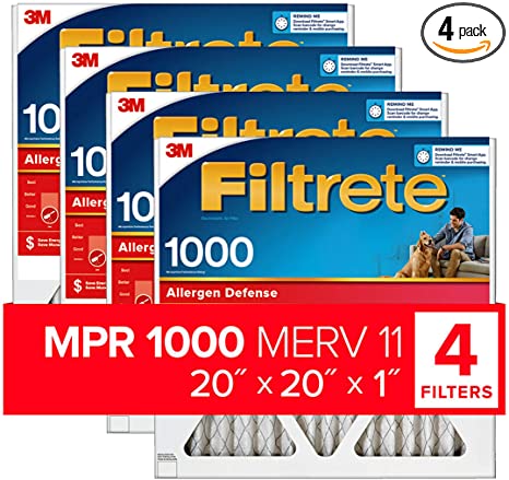 Filters for air free of allergies 